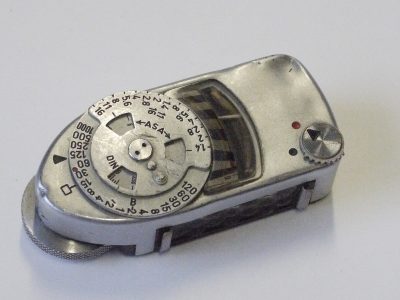 Leitz Meter MC, shutter coupled selenium cell meter