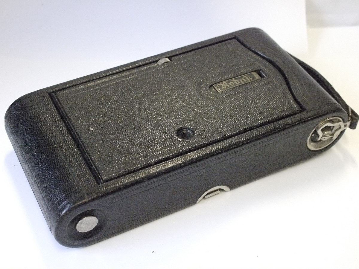 mwclassiccameras-20230303-150 Kodak No.3A Autographic Special c1930 large folding COUPLED RANGEFINDER camera (using 122 rollfilm) with Carl Zeiss Jena 15cm f4.5 Tessar lens in Compur shutter. UNCOMMON
