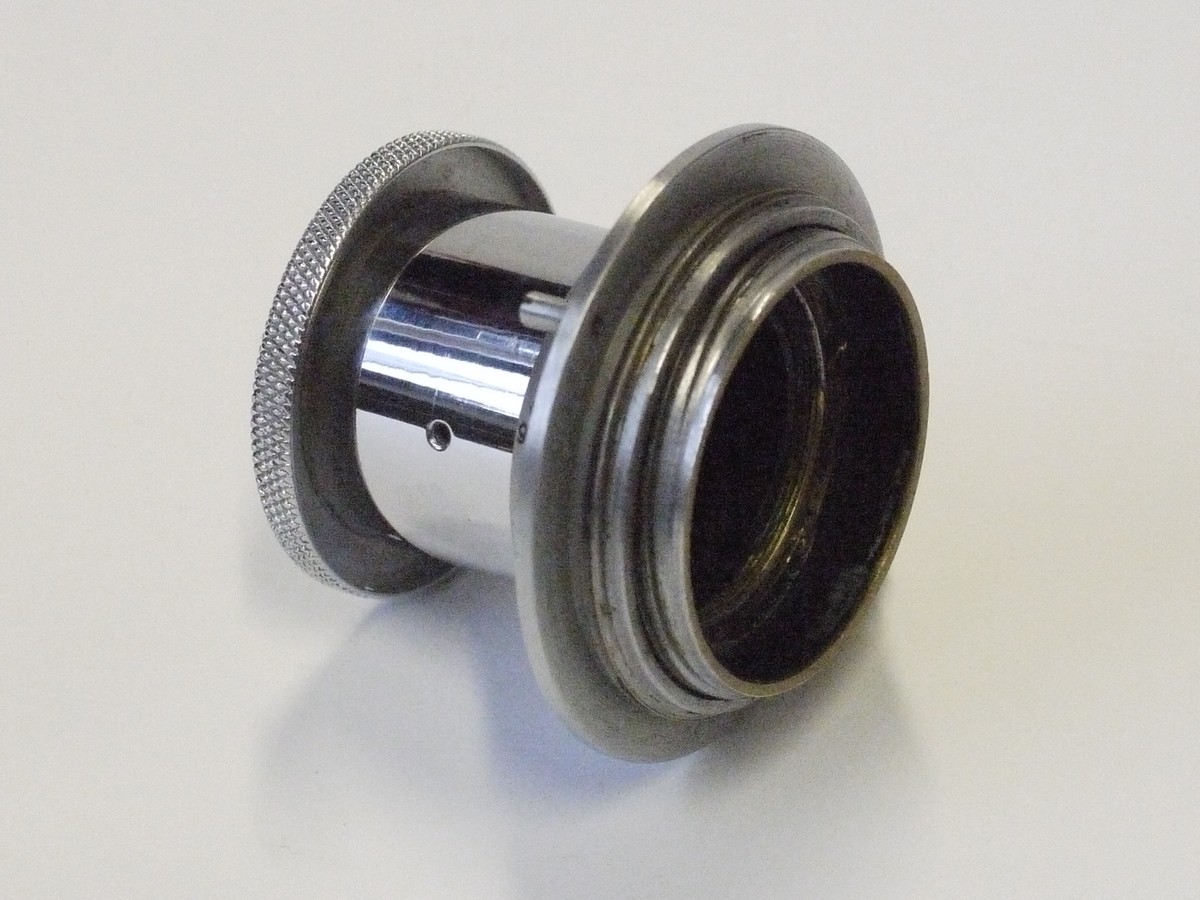 Russian/Soviet made “Leitz Elmar f3.5 = 50mm” lens, coated, chrome