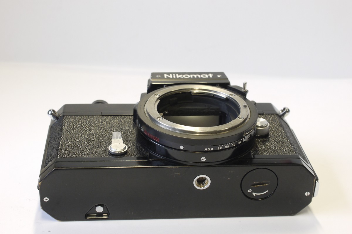 mwclassiccameras-20230331-118 Nikon Nikomat FTN black 35mm SLR body, CDS metered