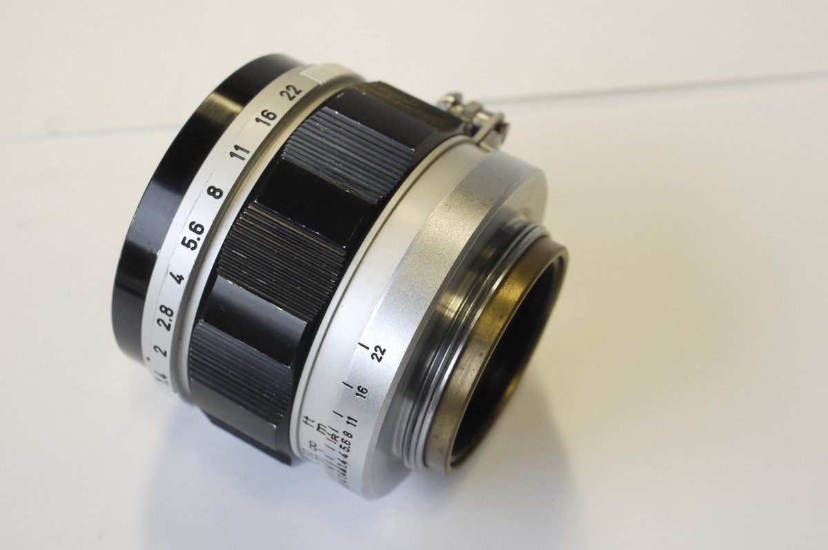 Canon 50mm f1.4 black & chrome L39 rangefinder coupled lens +