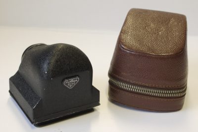 Rollei Prism finder for Hasselblad 500 V Series Cameras + makers leather case