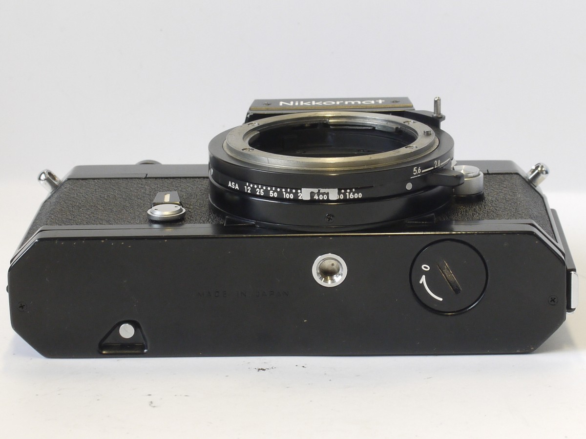 mwclassiccameras-20230420-162 Nikon Nikkormat FTN BLACK paint 35mm SLR body + Original Instructions & ER case