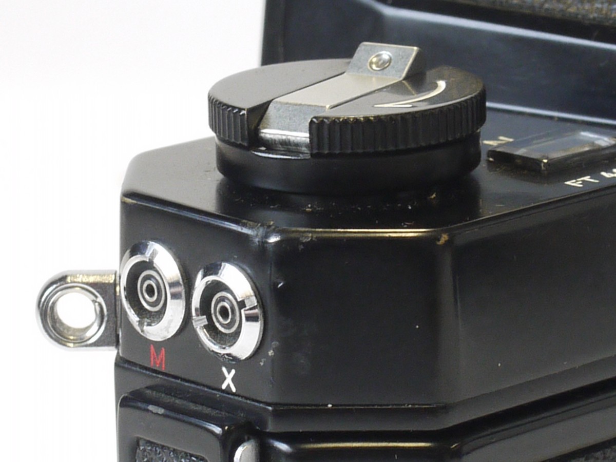 mwclassiccameras-20230420-163 Nikon Nikkormat FTN BLACK paint 35mm SLR body + Original Instructions & ER case