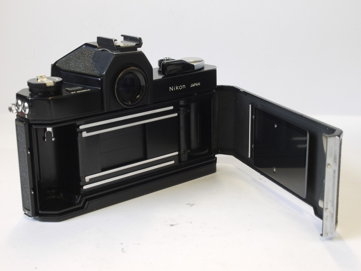 mwclassiccameras-20230420-164 Nikon Nikkormat FTN BLACK paint 35mm SLR body + Original Instructions & ER case