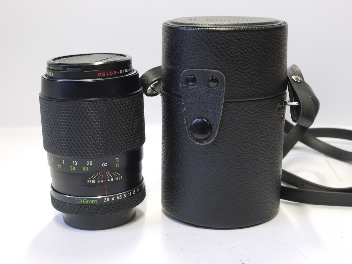 mwclassiccameras-20230420-283 Voigtlander 135mm f2.8 Color-Dynarex AR lens for Voigtlander/Rollei SL35/QBM mount + caps & case