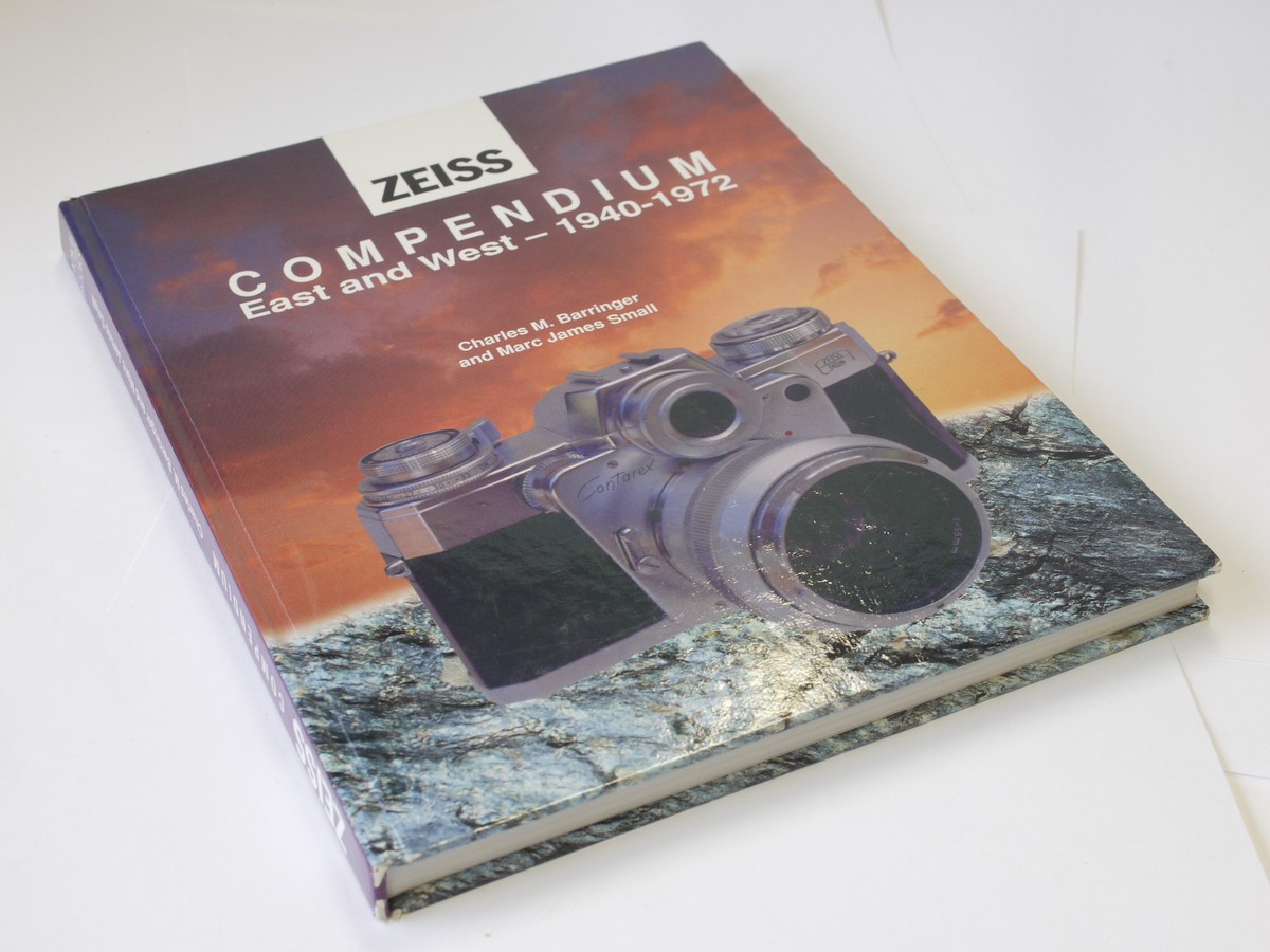 mwclassiccameras-20230428-327 Zeiss Compendium East and West 1940-1972 book by Charles M Barringer & Marc James Small c1995. Hardbound. 168 pges in English