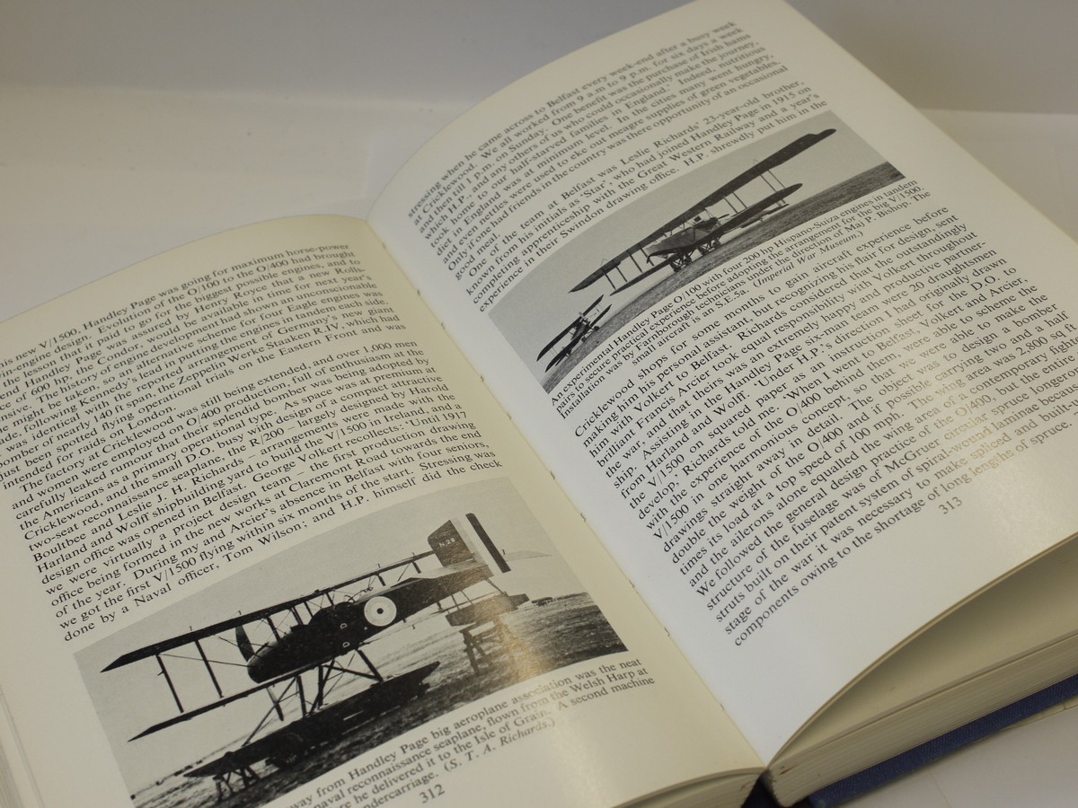 mwclassiccameras-20230428-340 British Aviation - The Great War & Armistice, book by Harald Penrose c1969. Hardbound, with dust cover. 620 pages in English