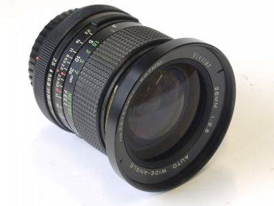 Vivitar 28mm f2.5 manual focus Canon FD mount lens