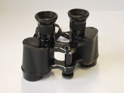 E Leitz Wetzlar 6 x L16 Prismatic Military Binoculars 120=6.8 degrees, with strap. UNCOMMON