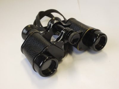 E Leitz Wetzlar 6 x L16 Prismatic Military Binoculars 120=6.8 degrees, with strap. UNCOMMON