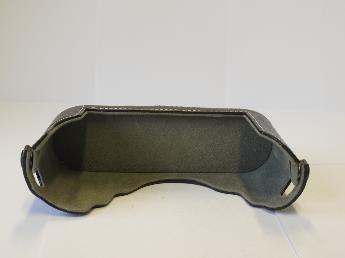 mwclassiccameras-20230602-150 Leica Black leather type case base, black with Grey inner lining, for Monochrom camera