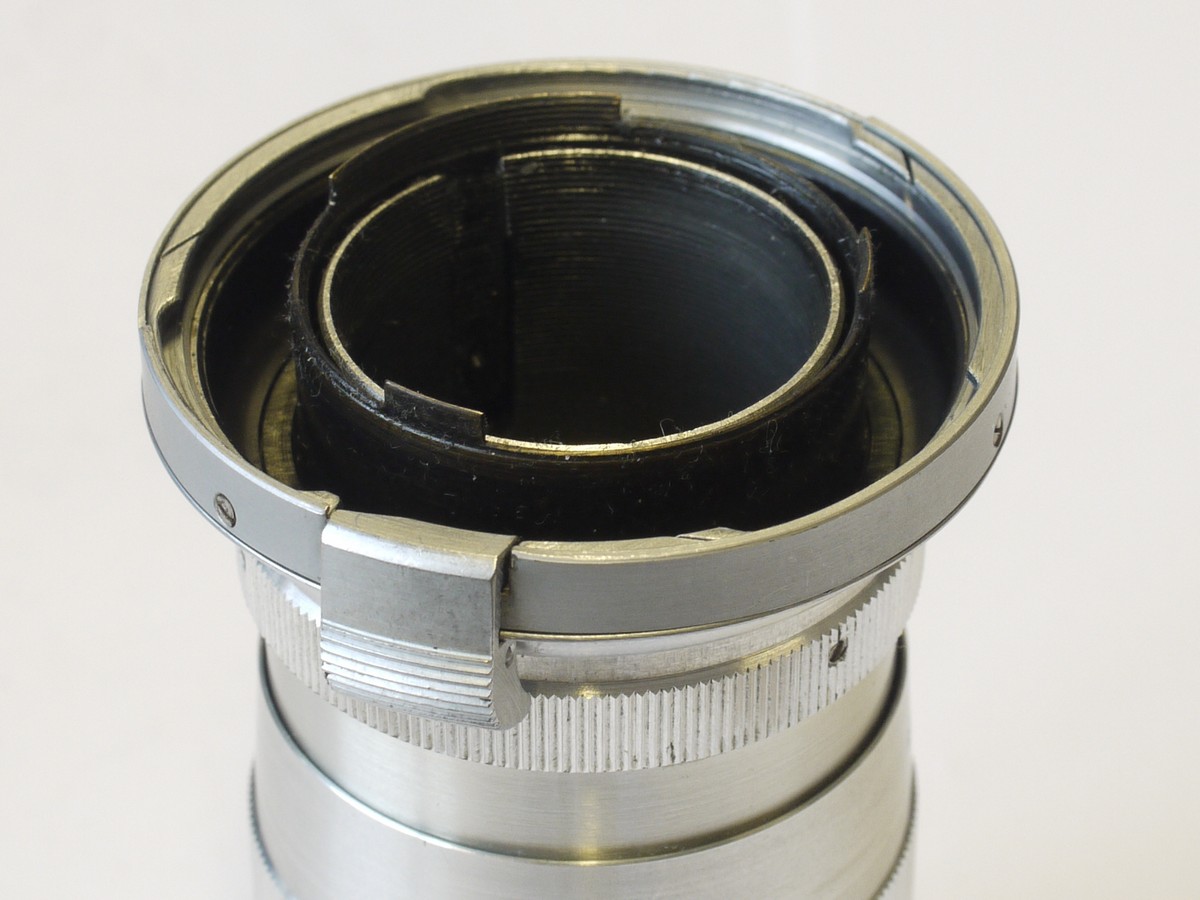 mwclassiccameras-20230602-424 Krasnagorsk 135mm f4 Jupiter-11 coated chroe bayonet lens for Kiev 4 + makers front cap