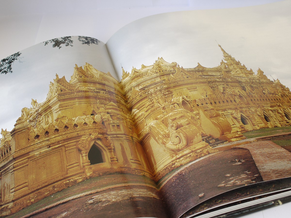 mwclassiccameras-20230609-194 Myanmar Architecture, Cities of Gold, book by Thanegi & Broman c2005. Hardbound with dust cover. 192 pages in English