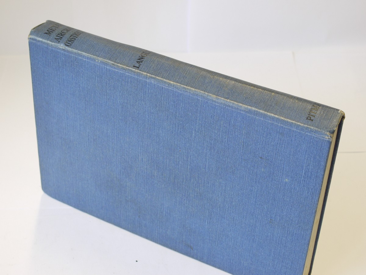 mwclassiccameras-20230609-207 Metal Aircraft Construction, book by Marcus Langley c1942. Hardbound, 44 pages in English