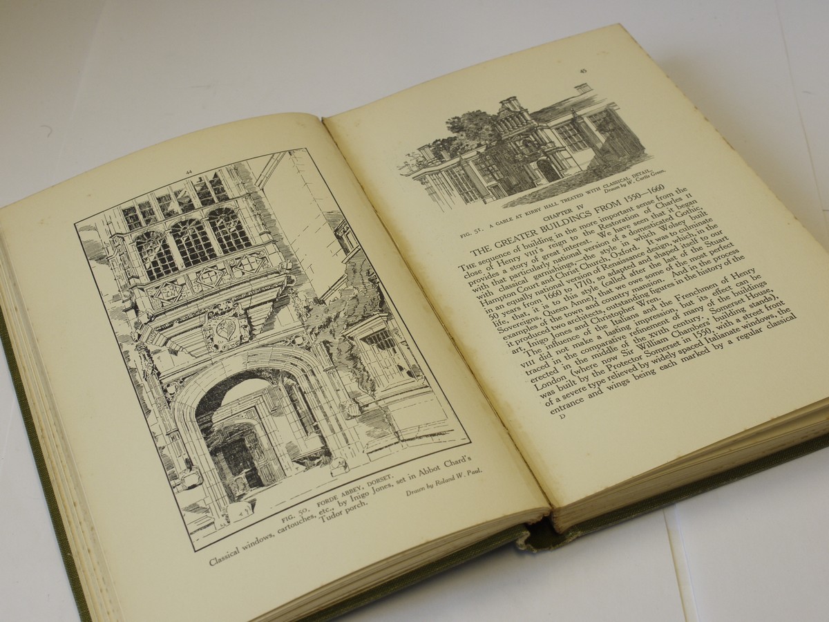 mwclassiccameras-20230609-212 The Story of Architecture in England, book by Walther H Godfrey c1931. Hardbound, 152 pages ib English