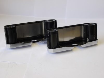 Zeiss Ikon Contarex set of two Magazine backs, chrome, with dark slides