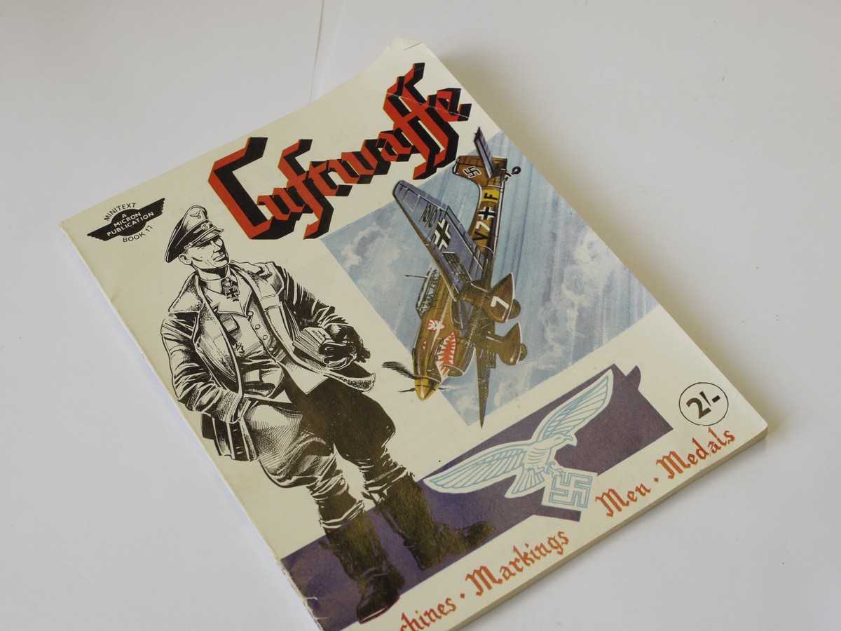 mwclassiccameras-20230721-213 Luftwaffe - Machines, Markings, Men, Medals booklet, Micron Publication, Book 17. Softbound. 64 pages in English