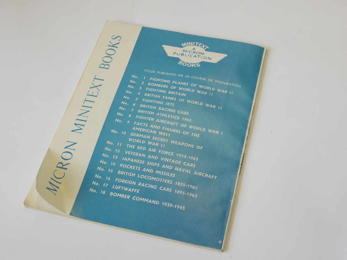 mwclassiccameras-20230721-215 Luftwaffe - Machines, Markings, Men, Medals booklet, Micron Publication, Book 17. Softbound. 64 pages in English