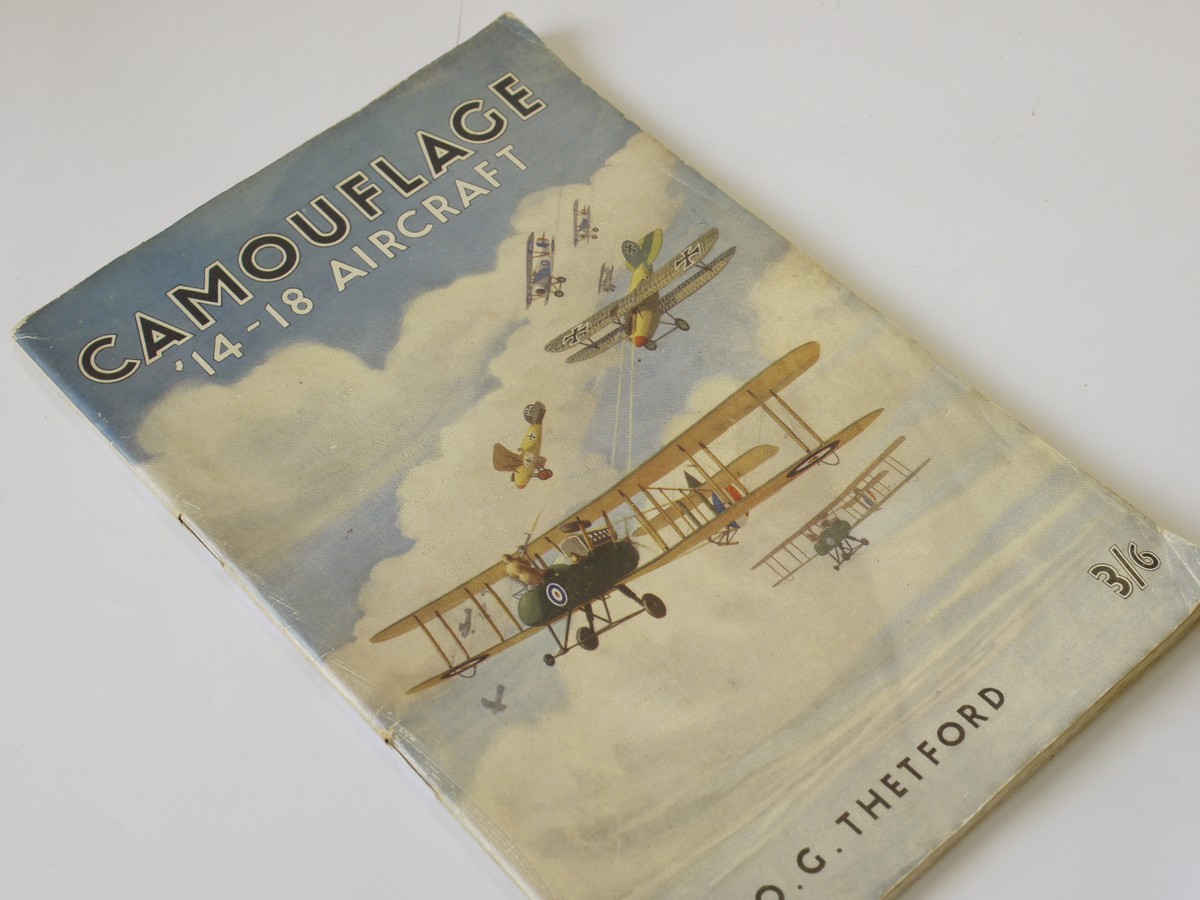 mwclassiccameras-20230721-216 Camouflage '14-18 Aircraft, booklet by O G Thetford c1943. Softbound. 78 pages in English