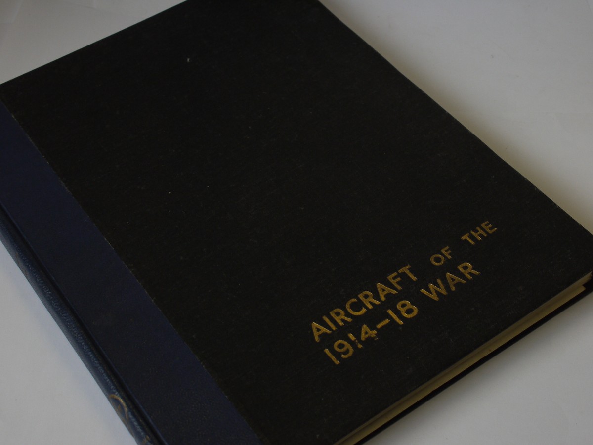 mwclassiccameras-20230804-204 Aircraft of the 1914-18 War, book by Thetford & Riding c1946. Hardbound. 126 pages in English
