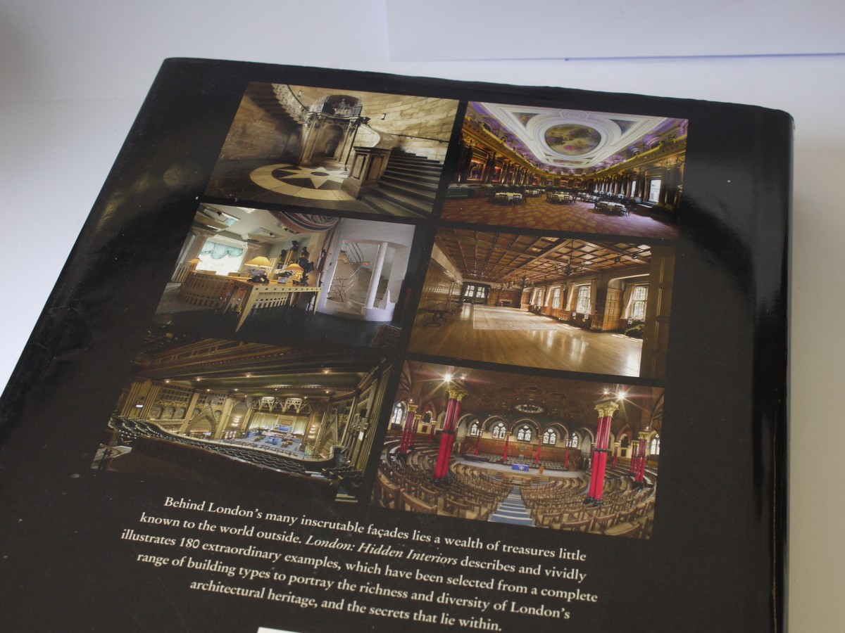 mwclassiccameras-20230804-213 London Hidden Interiors, book by Philip Davies c2012. Large Hardbound, with dust copver. 448 pages in English