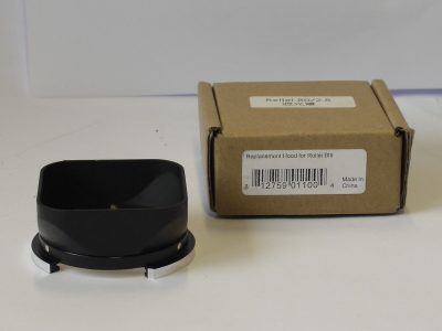 Chinese made Bayonet 3 metal lens hood, stippled paint finish + makers Box