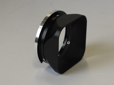Chinese made Bayonet 3 metal lens hood, stippled paint finish + makers Box