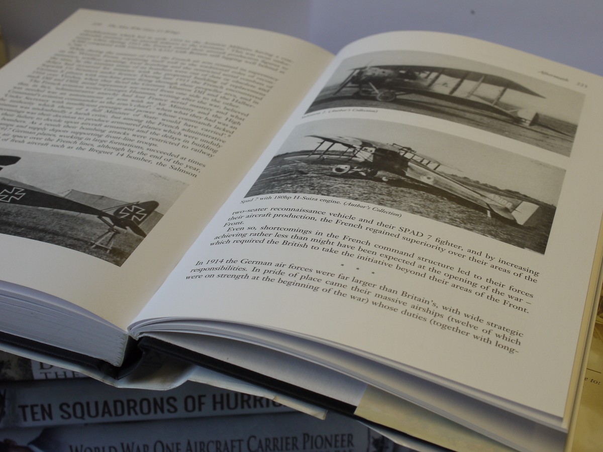 mwclassiccameras-20230811-106 Set of Six Pen & Sword Publications - "The Men Who Gave Us Wings", "Pioneers of Aerial Combat", "Far East Air Operations 1942-42", "Berlin Airlift", "Ten Squadrons of Hurricanes" & "World War One Aircraft Carrier Pioneer". All hardback with dust covers c2007-2016