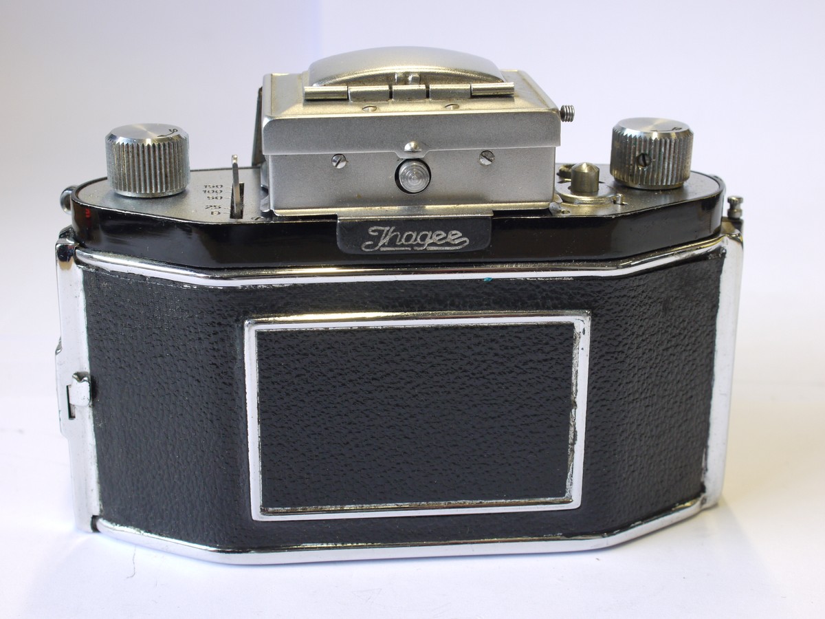 mwclassiccameras-20230818-145 Exa I 35mm SLR with waist-level finder + E Ludwig 50mm f2.8 Meritar