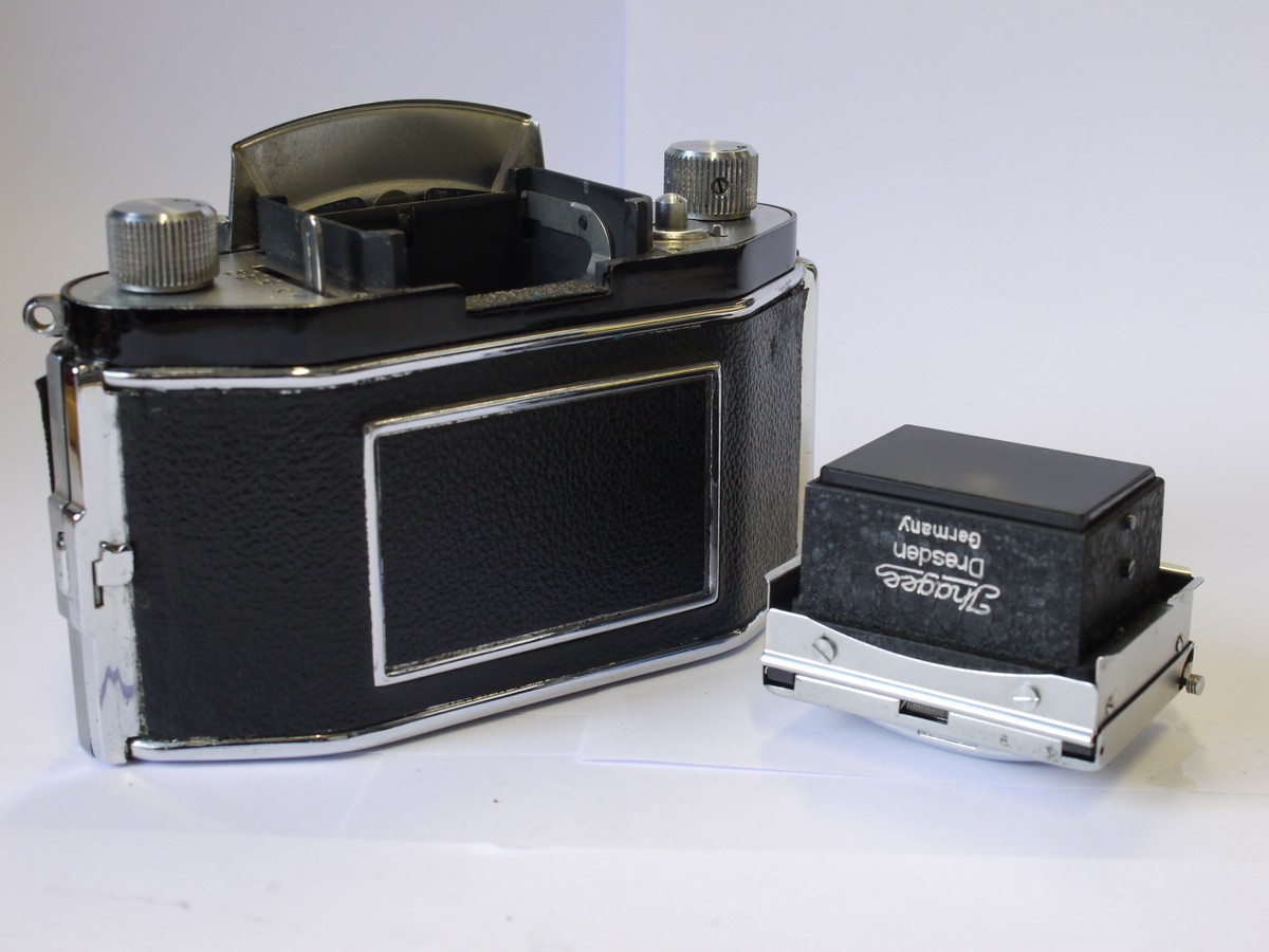 mwclassiccameras-20230818-151 Exa I 35mm SLR with waist-level finder + E Ludwig 50mm f2.8 Meritar