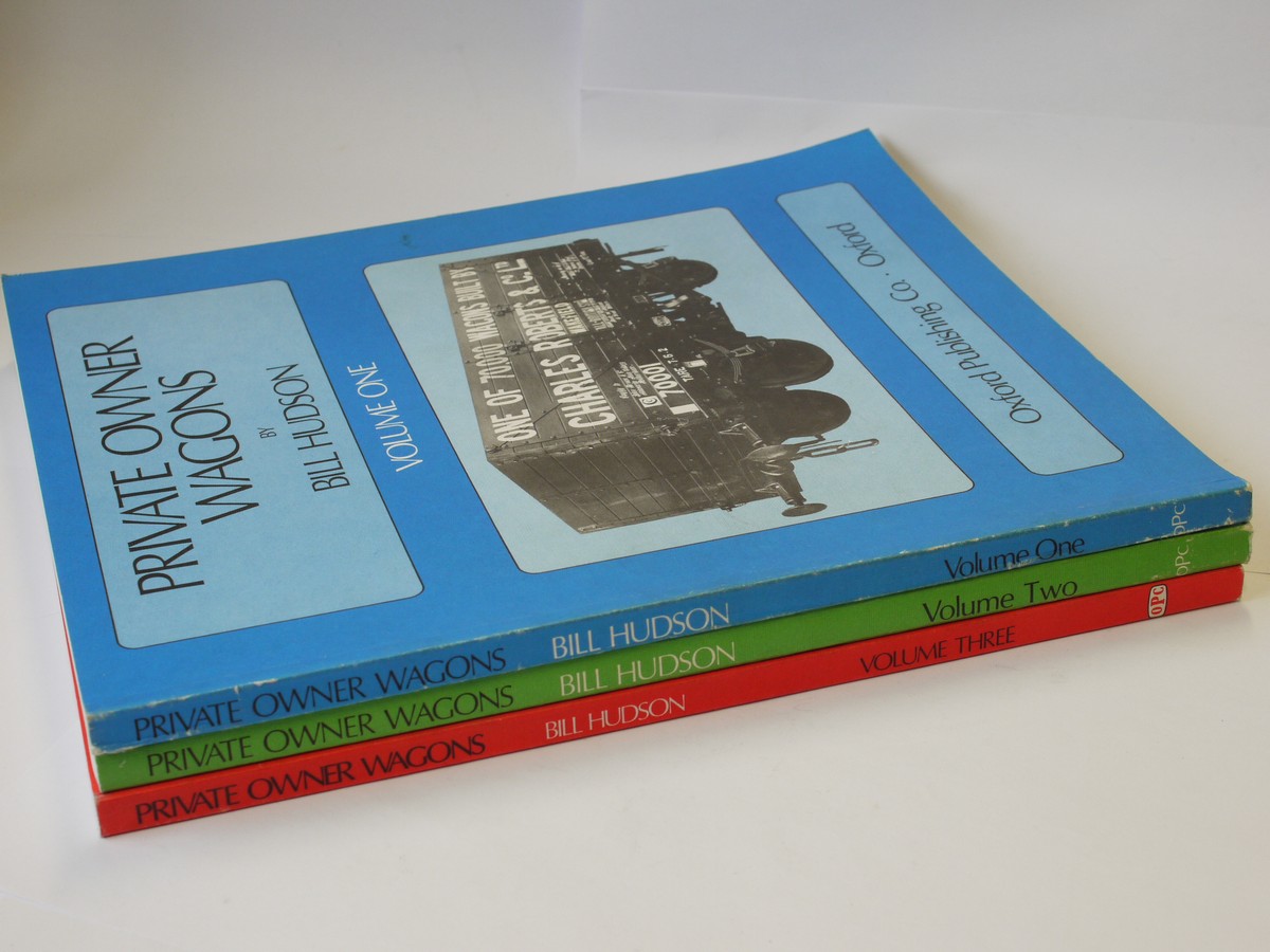 mwclassiccameras-20230818-216 Set of Three books - Private Owner Wagons, Volumes 1, 2 & 3, all by Bill Hudson c1976, 78 & 86. All softbound