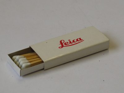 Leitz "Leica" Small Match box with 10 matches inside (56 x 23mm)