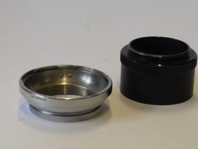 Unamed adapter with Leica L39 female mount & Contax S Rangefinder External male mount + L39 tube