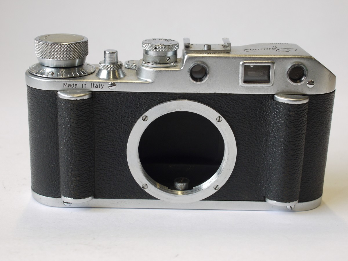 mwclassiccameras-20230901-14 Gamma III Leica Copy body (No.10698), L39 mount c1950-51. RARE