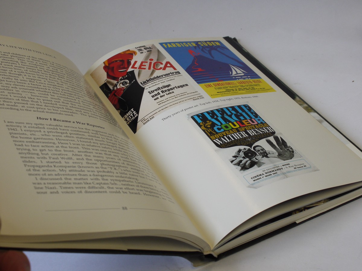 mwclassiccameras-20230901-209 My Life with the Leica by Walther Benser book c1990. Hardbound with dust cover