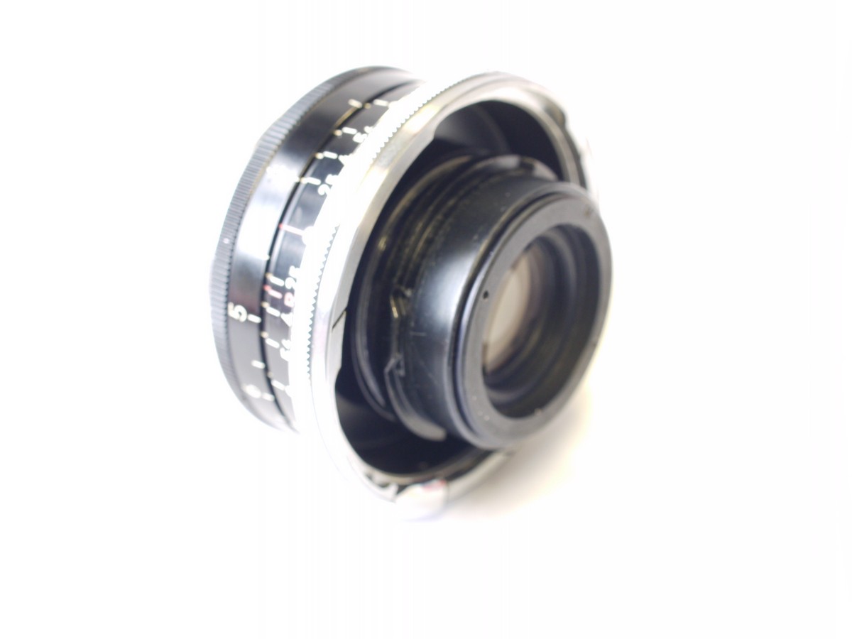 mwclassiccameras-20230908-311 Nikon Nippon Kogaku 3.5cm f2.5 W-Nikkor coated black barrel lens, Nikon S rangefinder mount + Kenko UV filter & Nikon front cap
