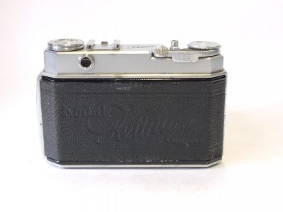 Kodak Retina IIa 35mm folding camera with Schneider 50mm f2 Xenon coated lens in Synchro Compur shutter