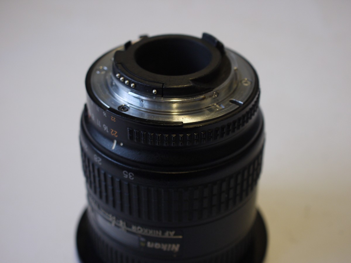 mwclassiccameras-20230929-206 Nikon 18-35mm f3.5-4.5 D AF Nikkor ED IF Aspherical lens + Bayonet lens hood & rear cap