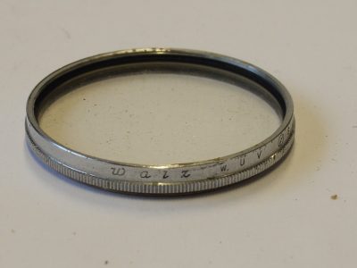 Walz E39mm screw-in UV filter chrome rim
