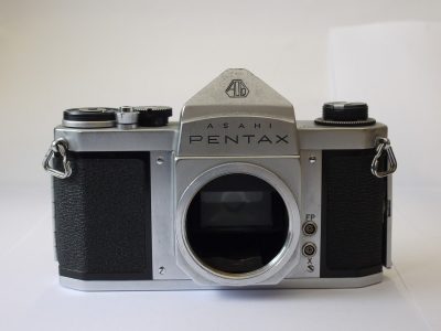 Pentax S2 35mm SLR body, chrome, M42 screw mount