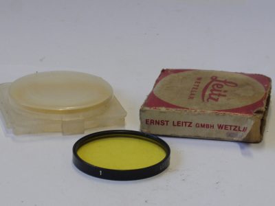 Leitz Series 6 Yellow 1 filter + keeper case & box