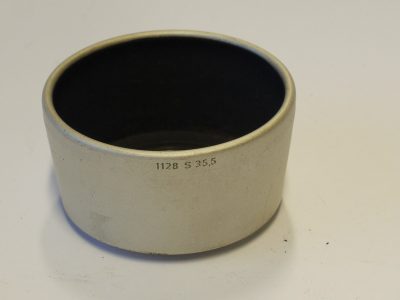 Zeiss Ikon S35.5mm screw-in white metal lens hood (1128), for standard lens