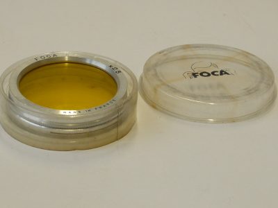Foca (French) 42mm push-on Yellow X2.5 filter + Foca keeper case