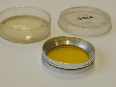 Foca (French) 42mm push-on Yellow X2.5 filter + Foca keeper case