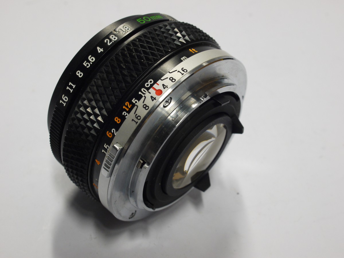 mwclassiccameras-20231110-394 Olympus 50mm f1.8 Zuiko Auto-S manual focus OM mount lens + Olympus front cap