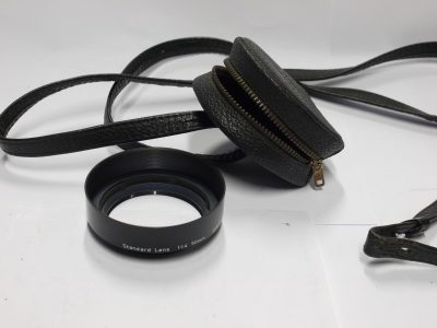 Pentax 49mm screw-in black plastic lens for 50mm f1.4 & 55mm f1.8-2 + case
