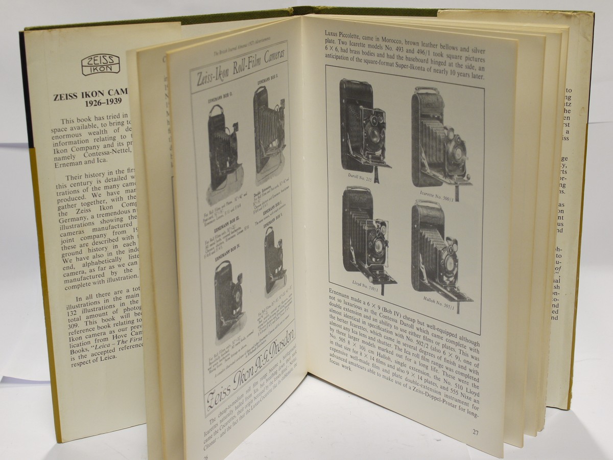 mwclassiccameras-20231110-465 Zeiss Ikon Cameras 1926-39 book by D B Tubbs c1980. Hardback, with dust cover. 144 pages in English