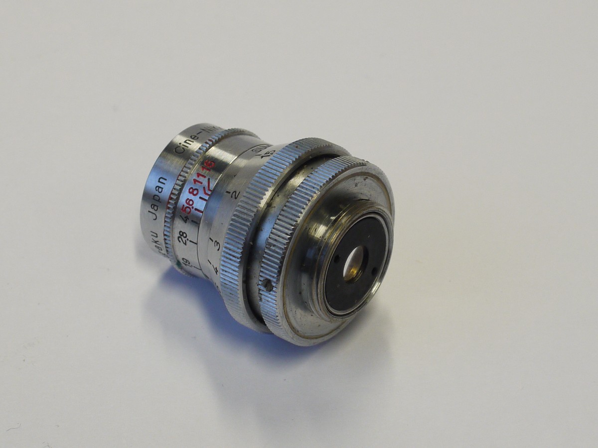 mwclassiccameras-20231117-199 Nippon Kogaku 13mm f1.9 Cine-Nikkor-C chrome D moun t (Standard 8) lens. RARE
