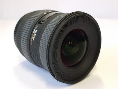 Sigma EX 10-20mm f4-5.6 DC HSM lens, Canon EF mount (with Autofocus & Manual focus) + Sigma lens hood & rer cap
